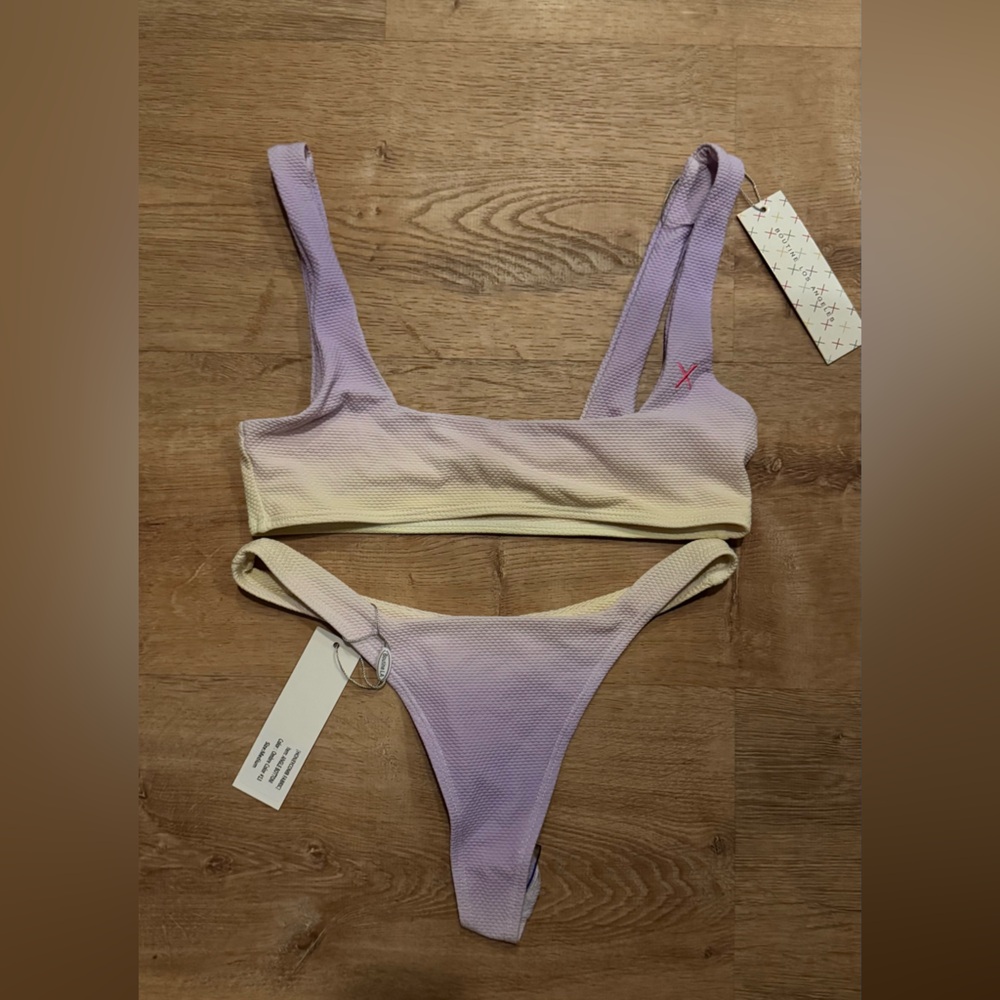 Honeycomb Angle Ombré Boutine LA bikini set